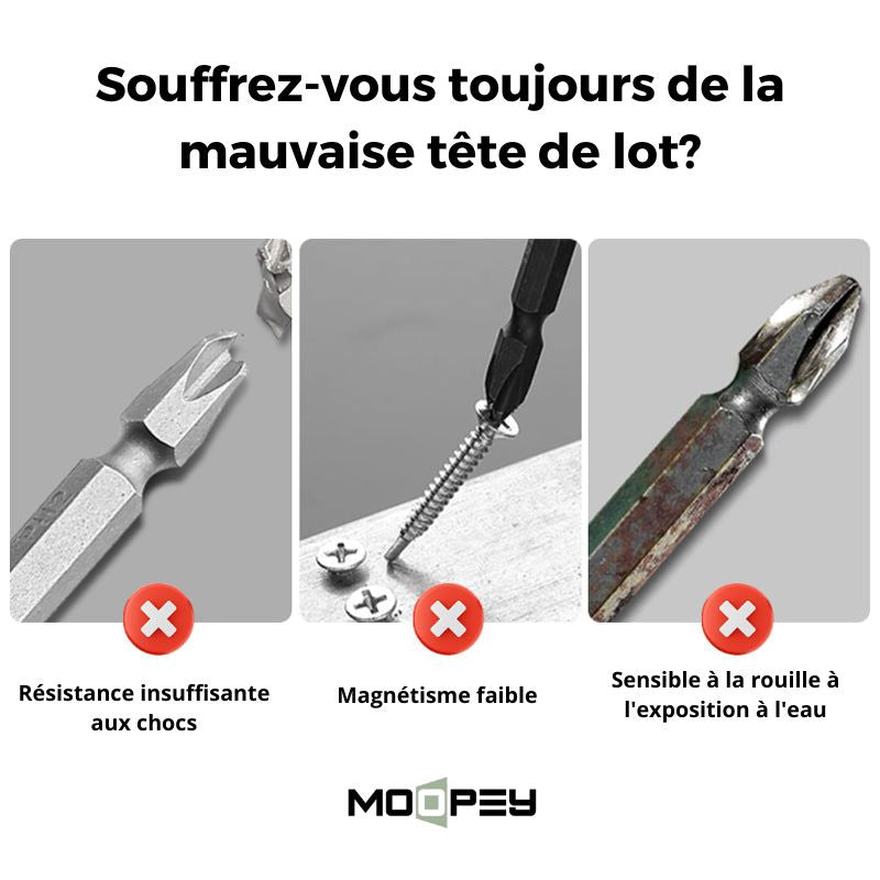 Magnetic PH2 Screwdriver Bits – Anti-Slip, Rustproof, and Ultra-Durable (25–150 mm)