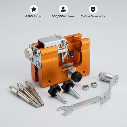 Kit de afiação de motosserras (3 cabeças)